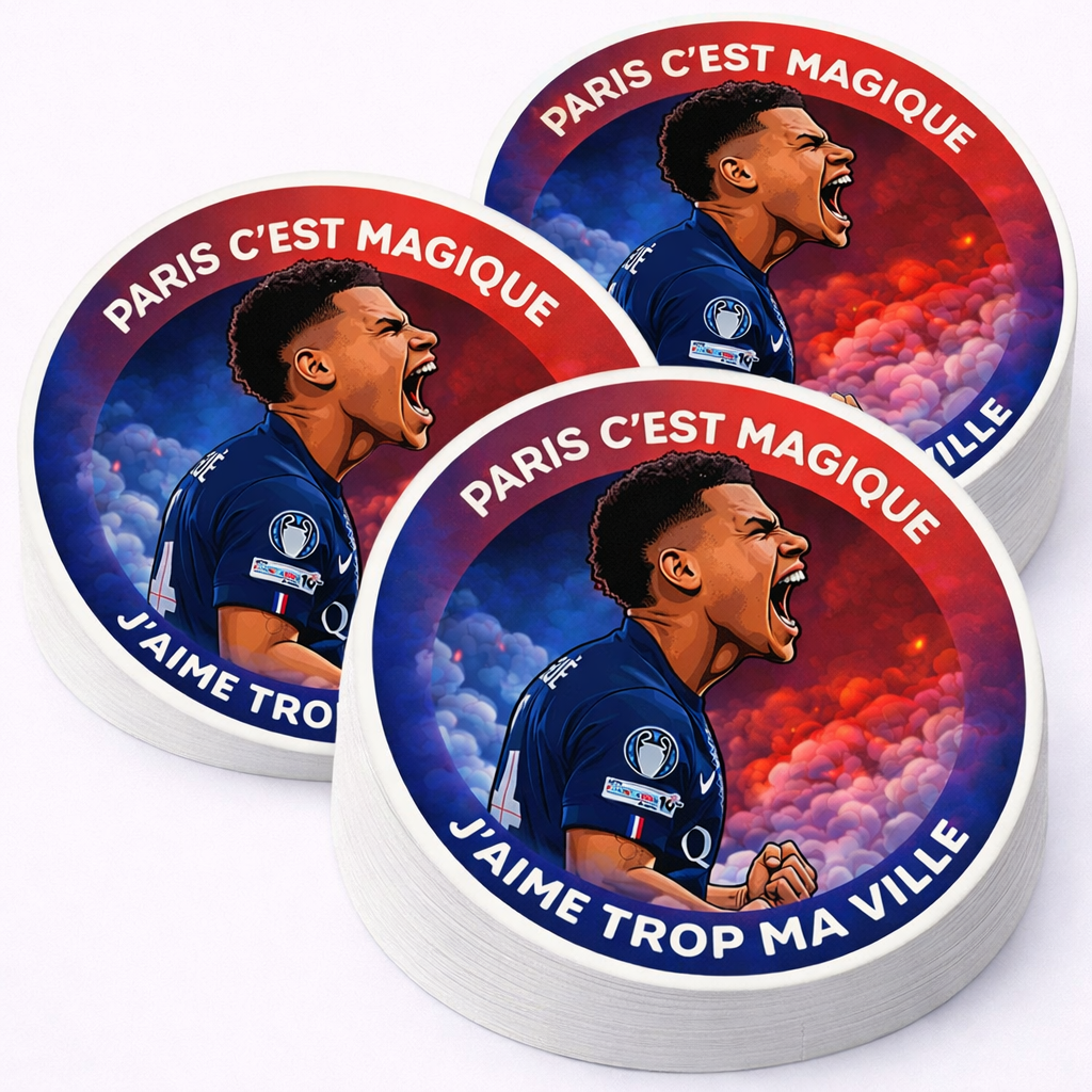 1-LOT 18 STICKERS ST-PSG