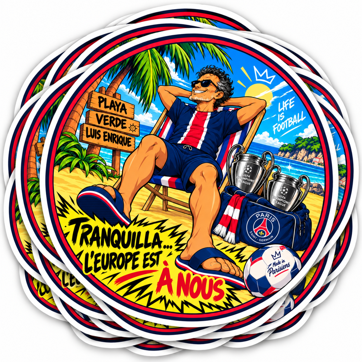 NOS STICKERS AU DETAILS PSG
