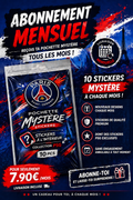 ABONNEMENT MENSUEL POCHETTE MYSTÈRE PSG