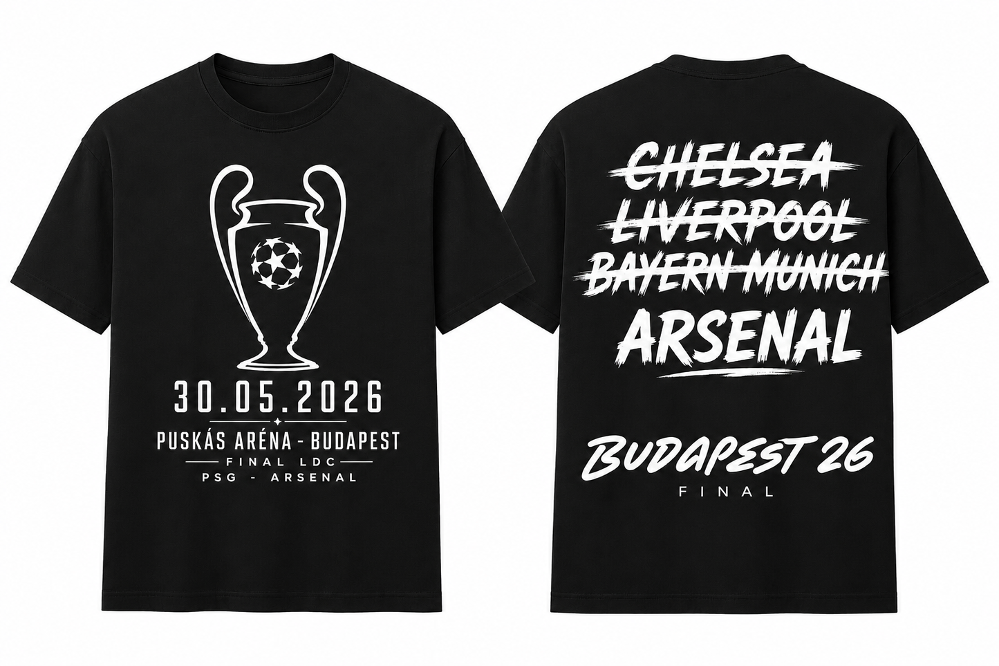 ⚽🔥 T-SHIRT “BUDAPEST 26 – FINAL LDC” 🔥⚽