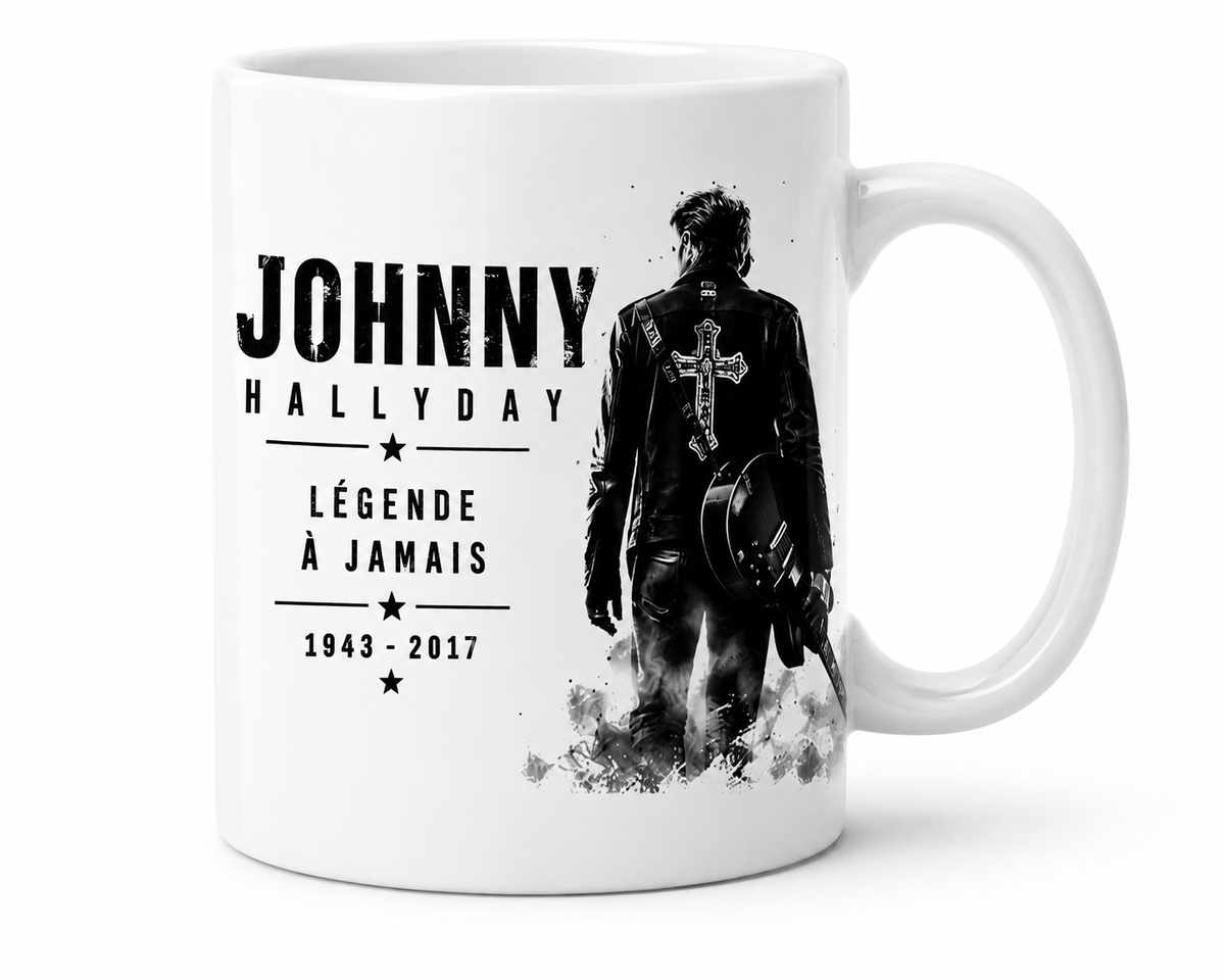 MUG JOHNNY HALLYDAY