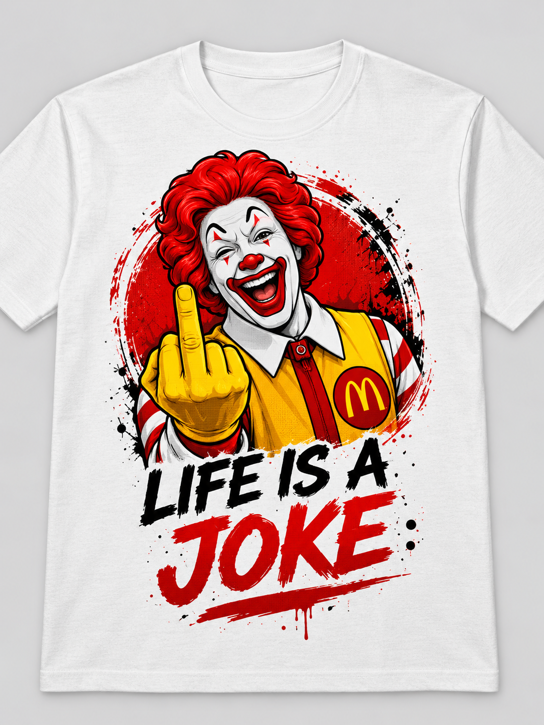 T-SHIRT LIFE IS A JOKE