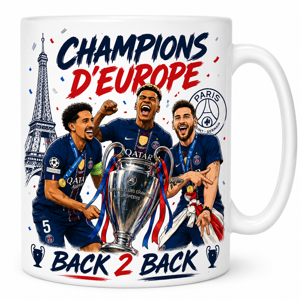 MUG PSG BACK 2 BACK