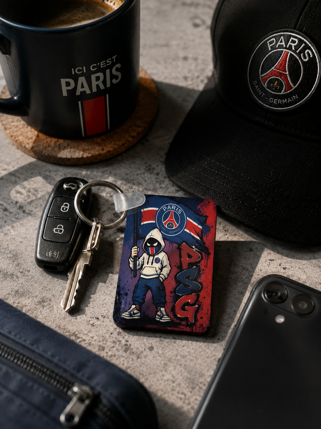 Porte-clés PSG Street Edition 🔴🔵