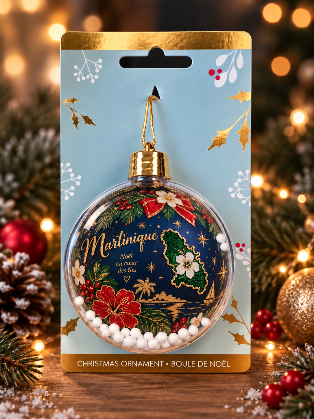 🎄 Boule de Noël personnalisée – Collection Noël BTMAKERS