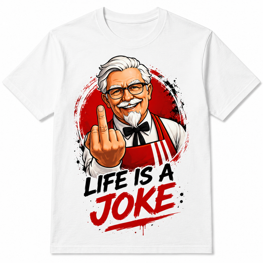 T-SHIRT LIFE IS A JOKE - KFC