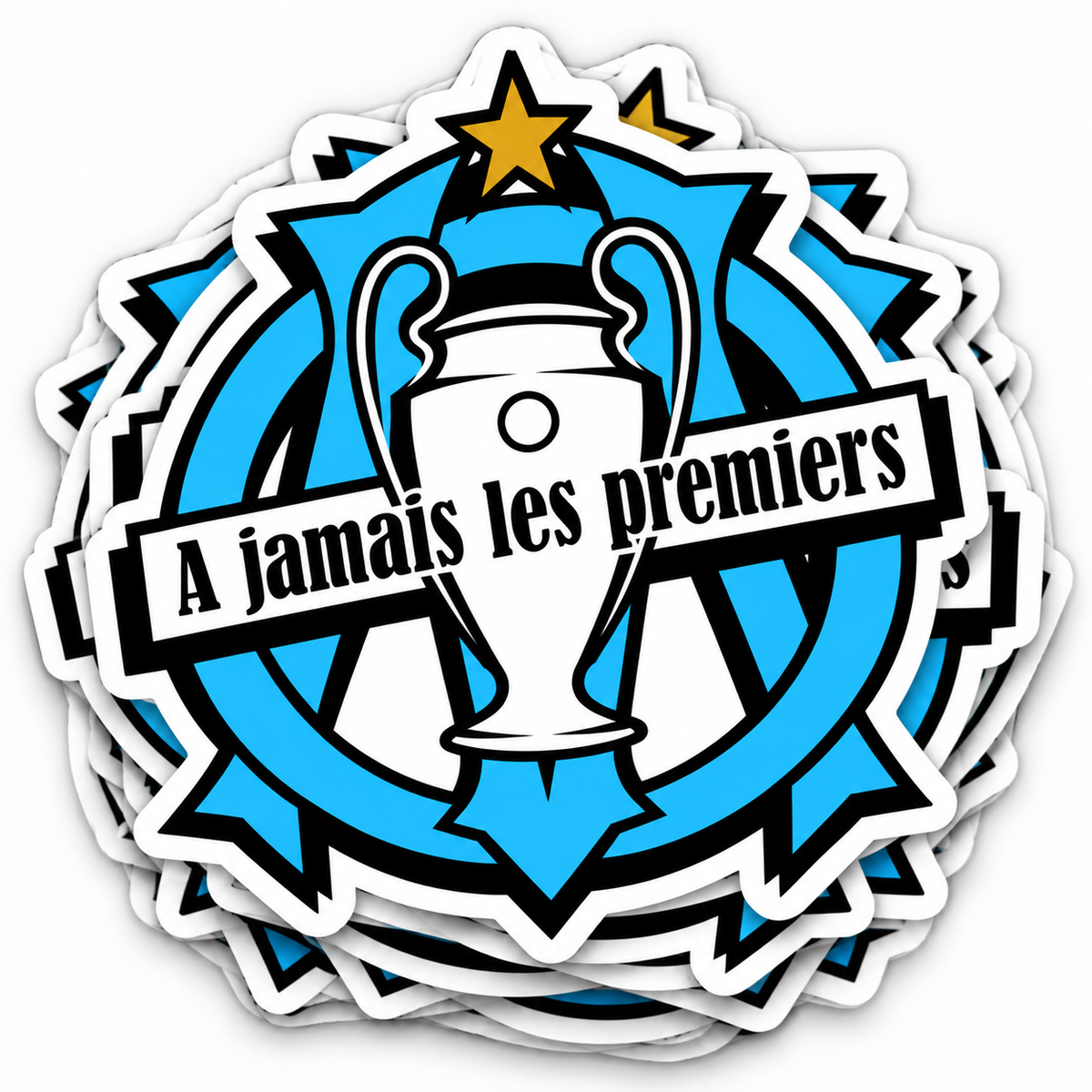 LOT 6 STICKERS OM