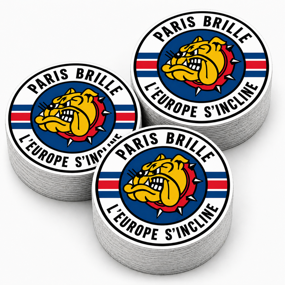 1-LOT 6 STICKERS ST-PSG
