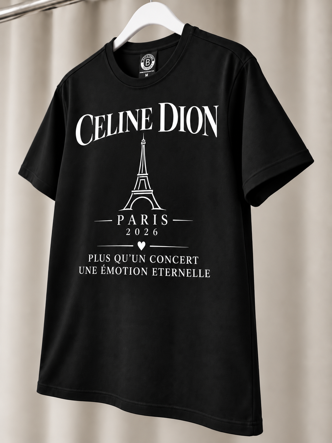 T-shirt « Céline Dion – Paris 2026 » 🎤✨