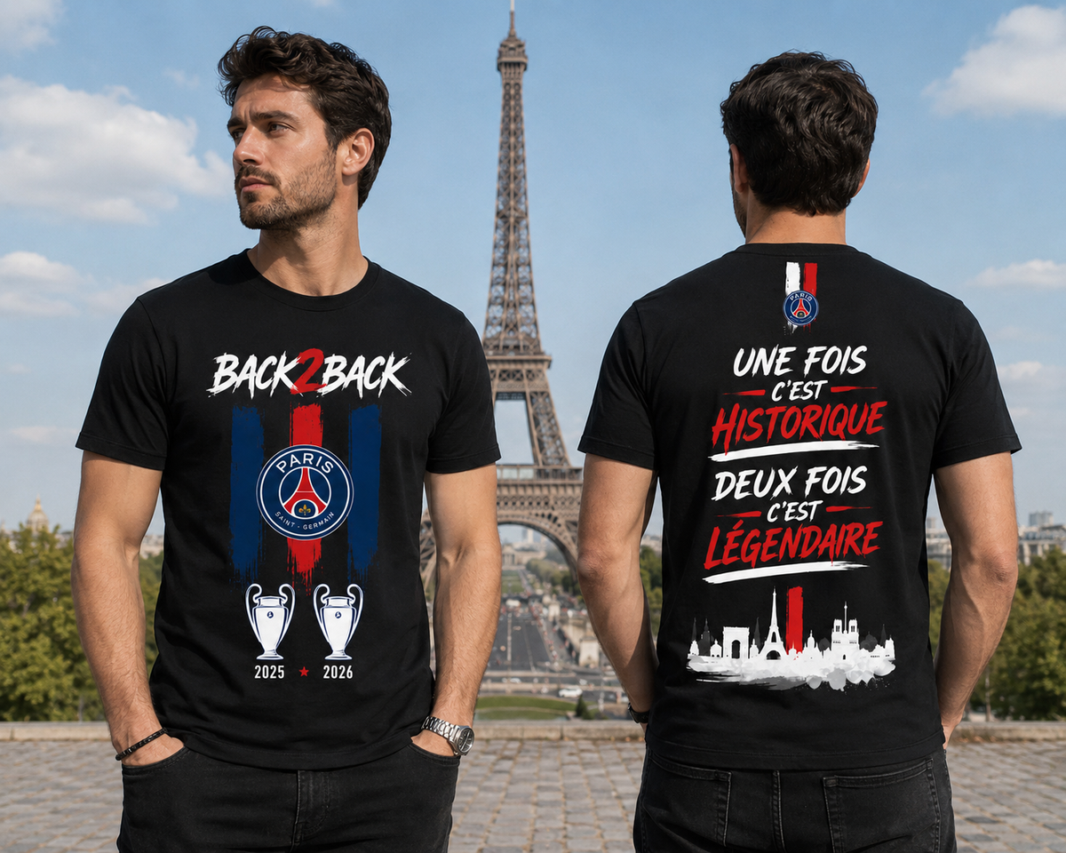 T-SHIRT PSG CHAMPIONS PANAME