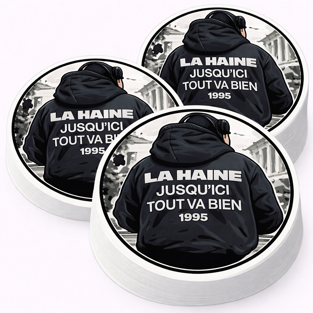 LOT 6 STICKERS LA HAINE