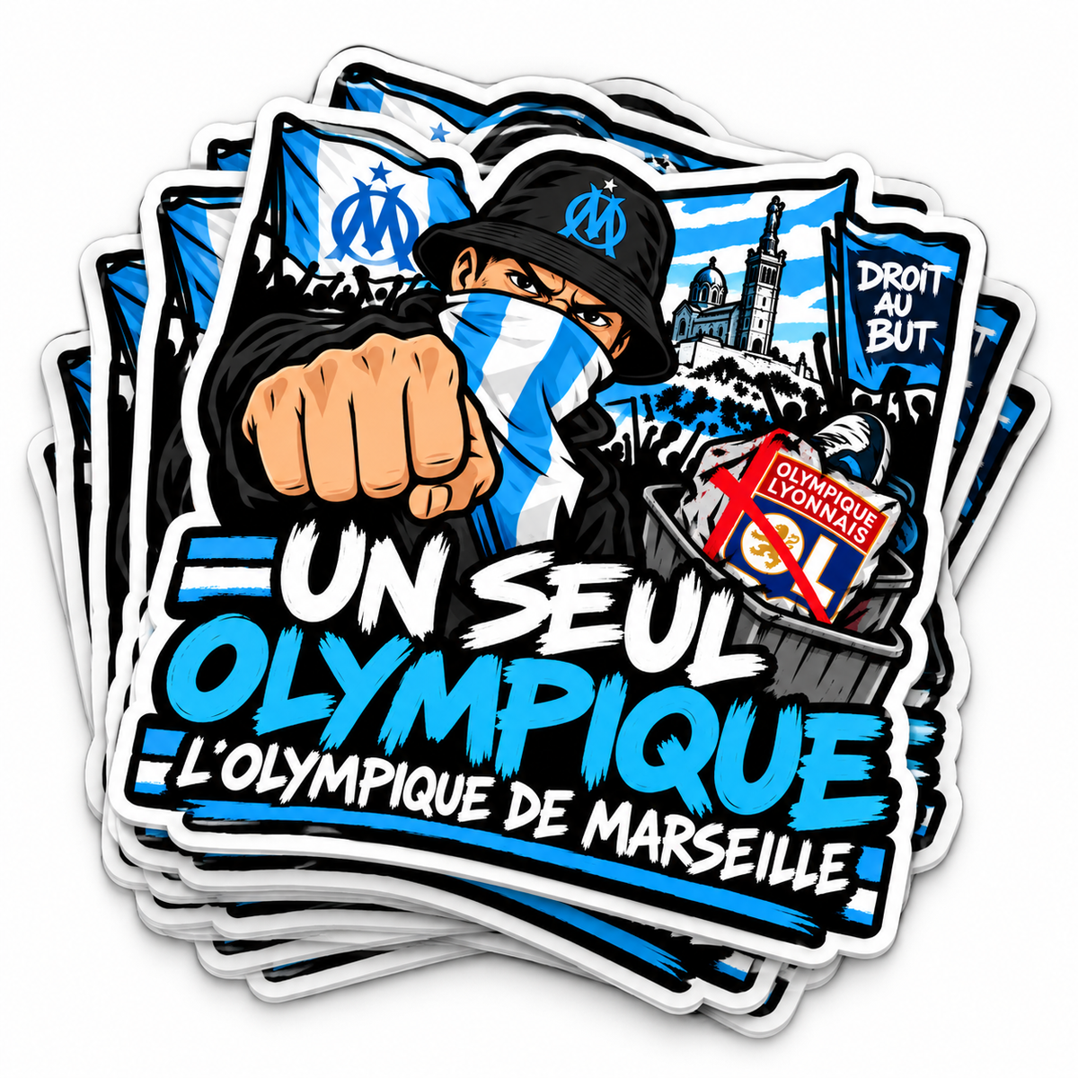 LOT 6 STICKERS OM