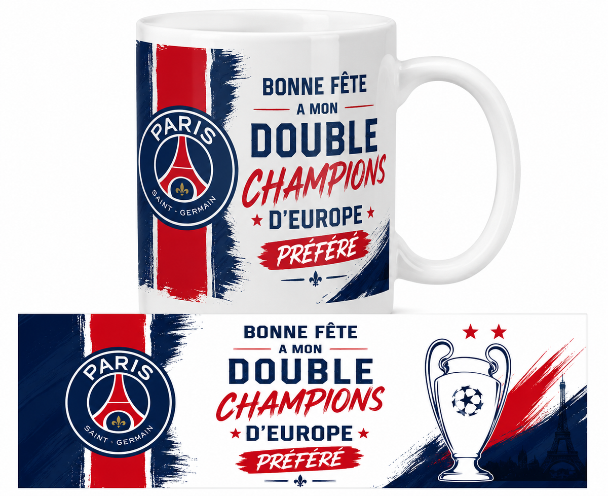 MUG PSG FÊTE DES PÈRES