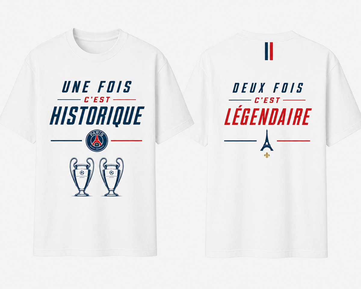 T-SHIRT PSG BACK 2 BACK