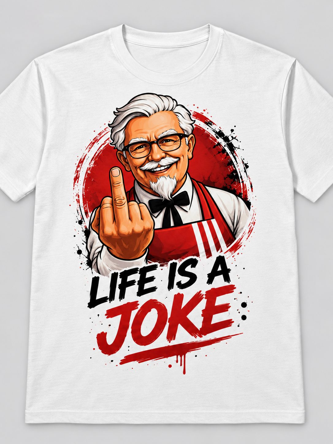 T-SHIRT LIFE IS A JOKE - KFC