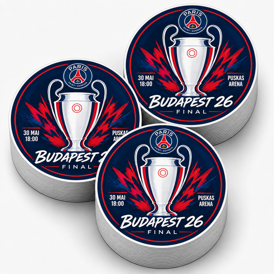 1-LOT 6 STICKERS ST-PSG