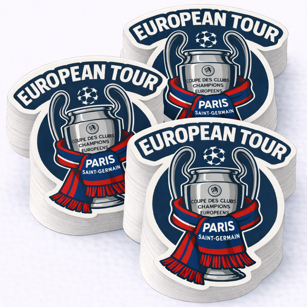 1-LOT 6 STICKERS ST-PSG