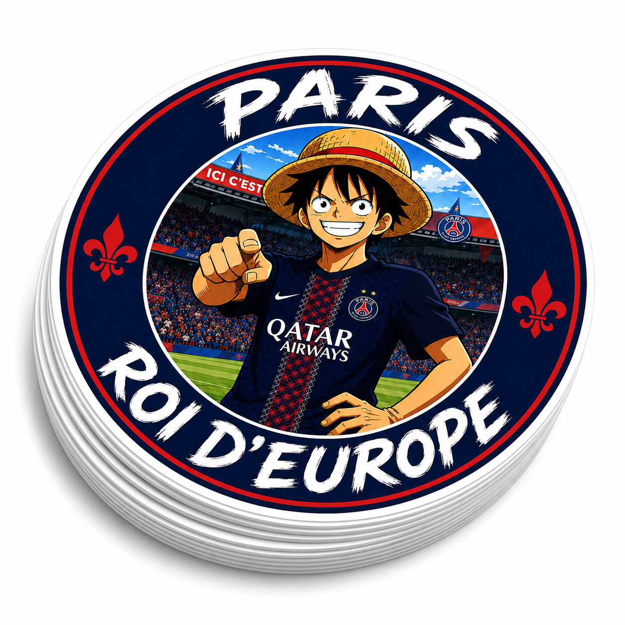 LOT 18 STICKERS PSG