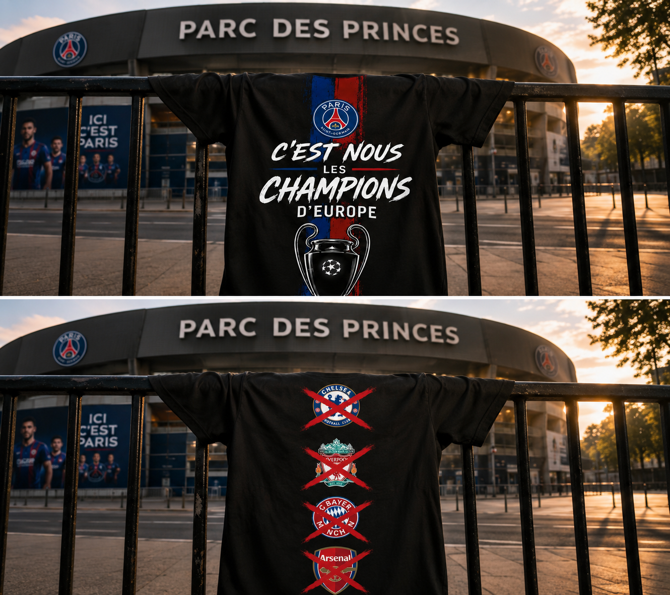 T-SHIRT PSG CHAMPIONS