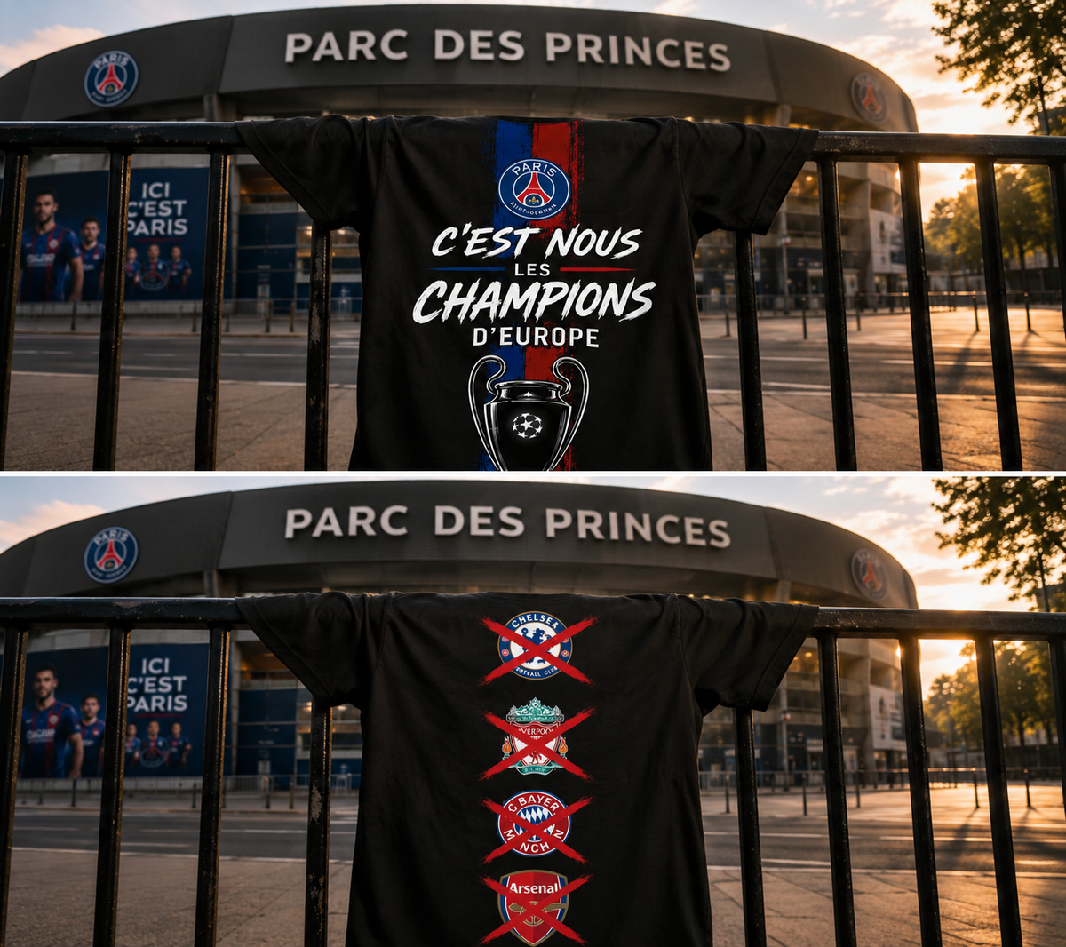 T-SHIRT PSG CHAMPIONS