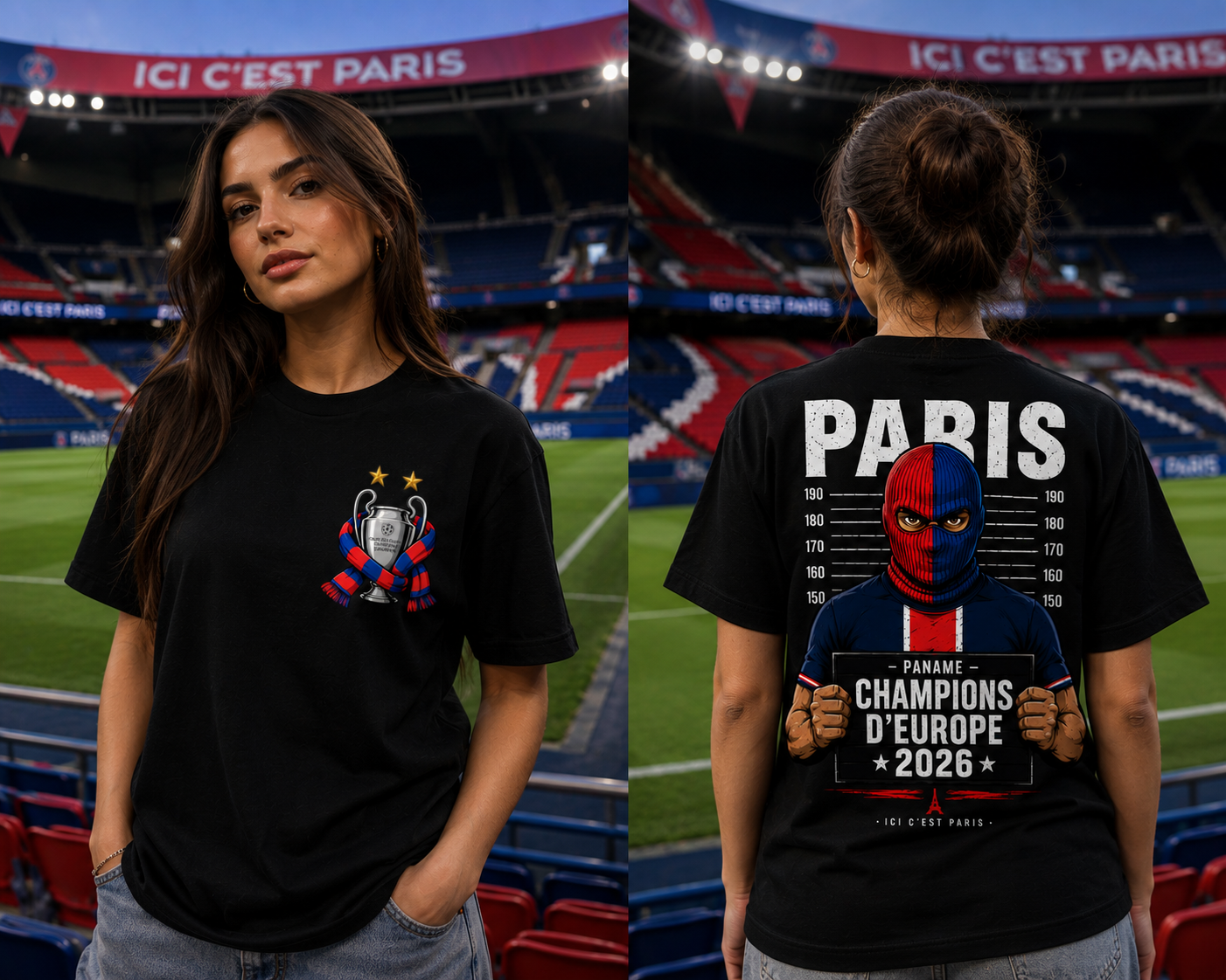 T-SHIRT PSG CHAMPIONS PANAME