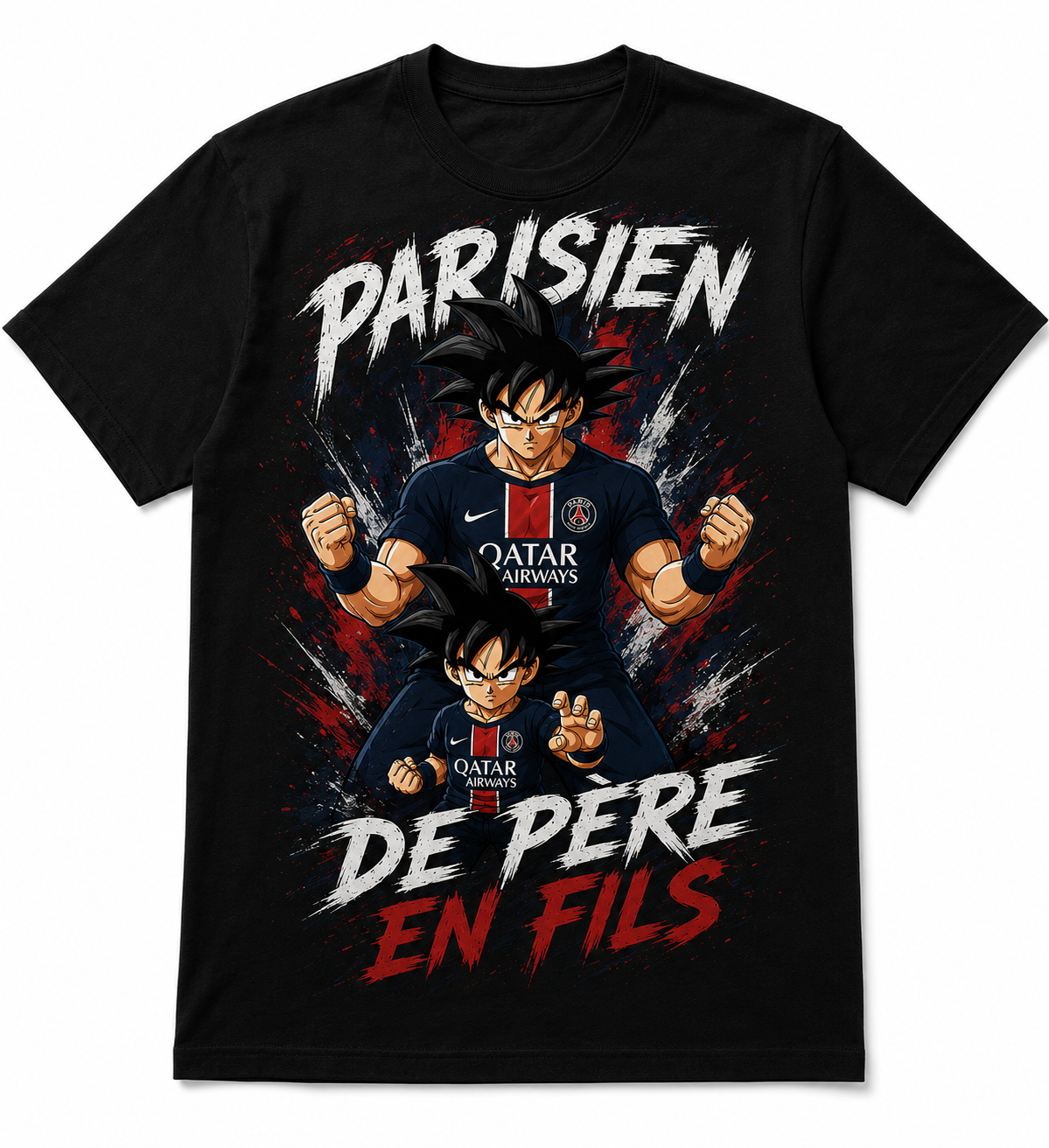 T-SHIRT PSG PERE FILS