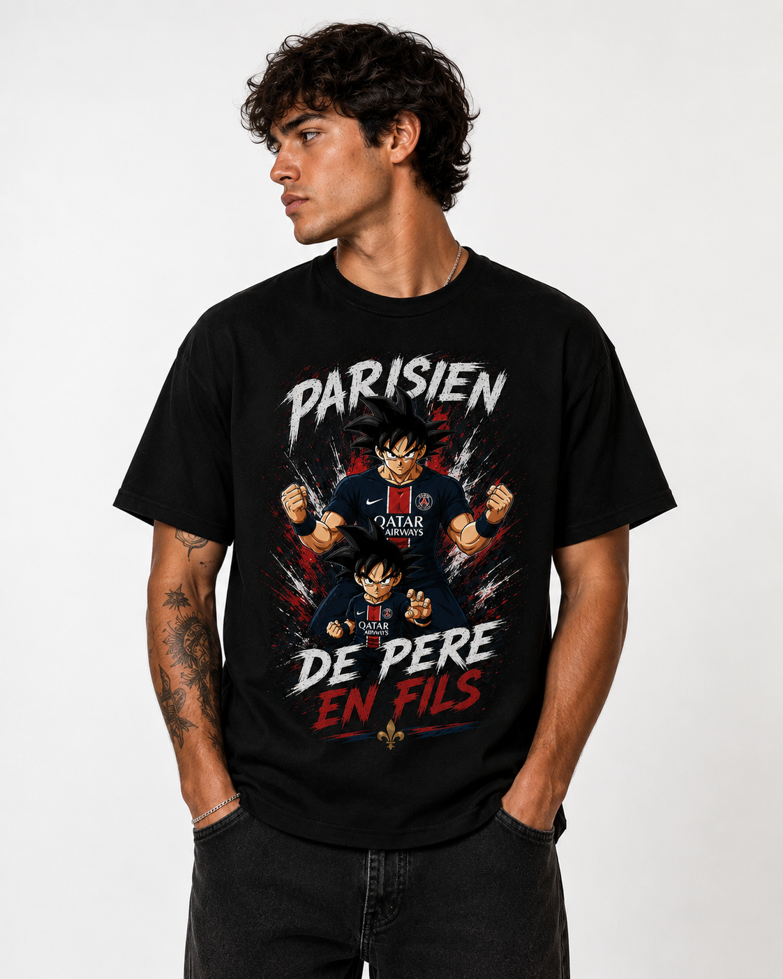 T-SHIRT PSG PERE FILS