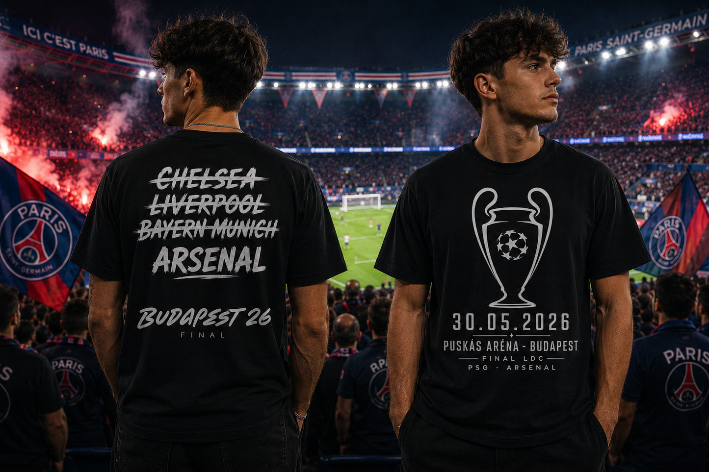⚽🔥 T-SHIRT “BUDAPEST 26 – FINAL LDC” 🔥⚽