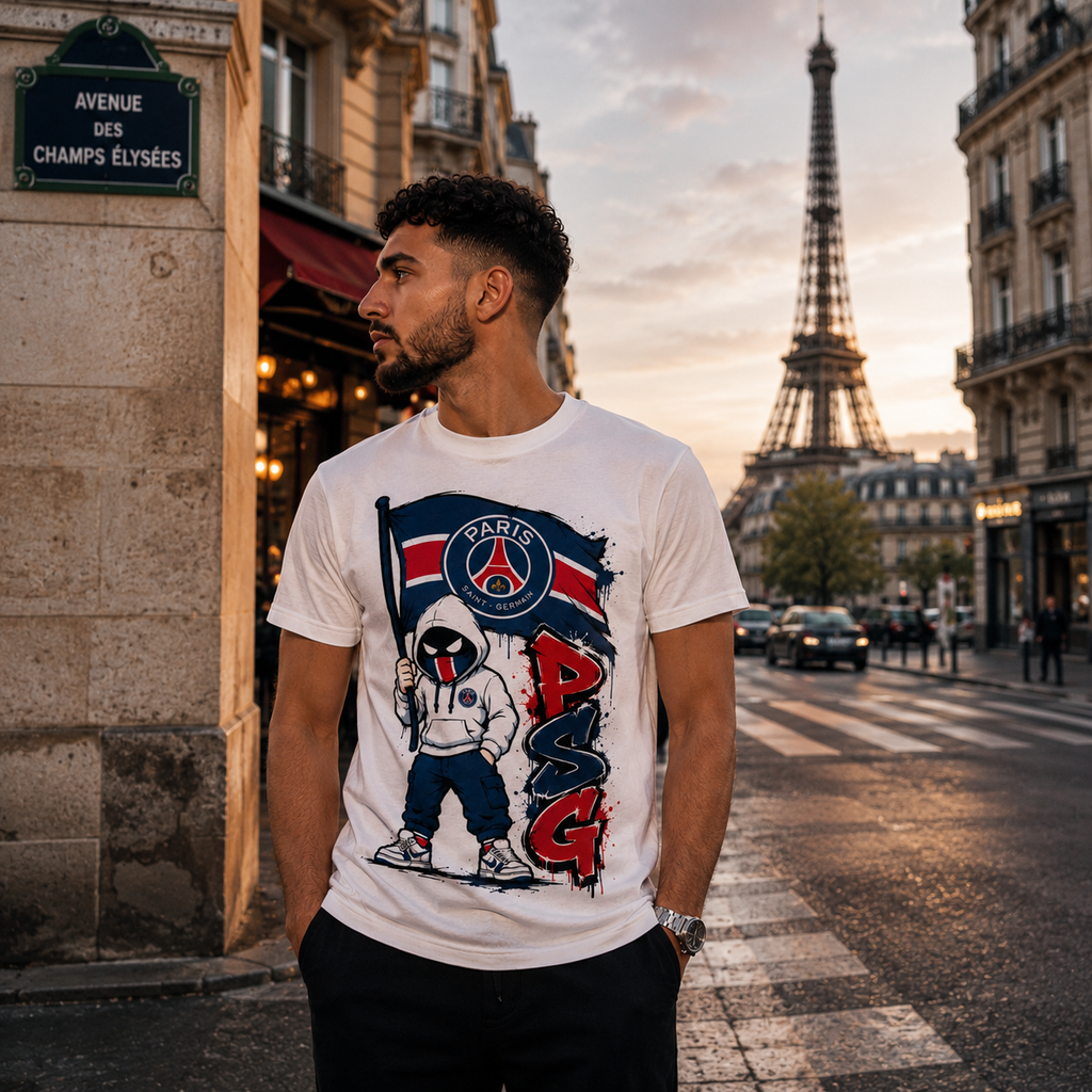 T-SHIRT PSG ANIMÉ