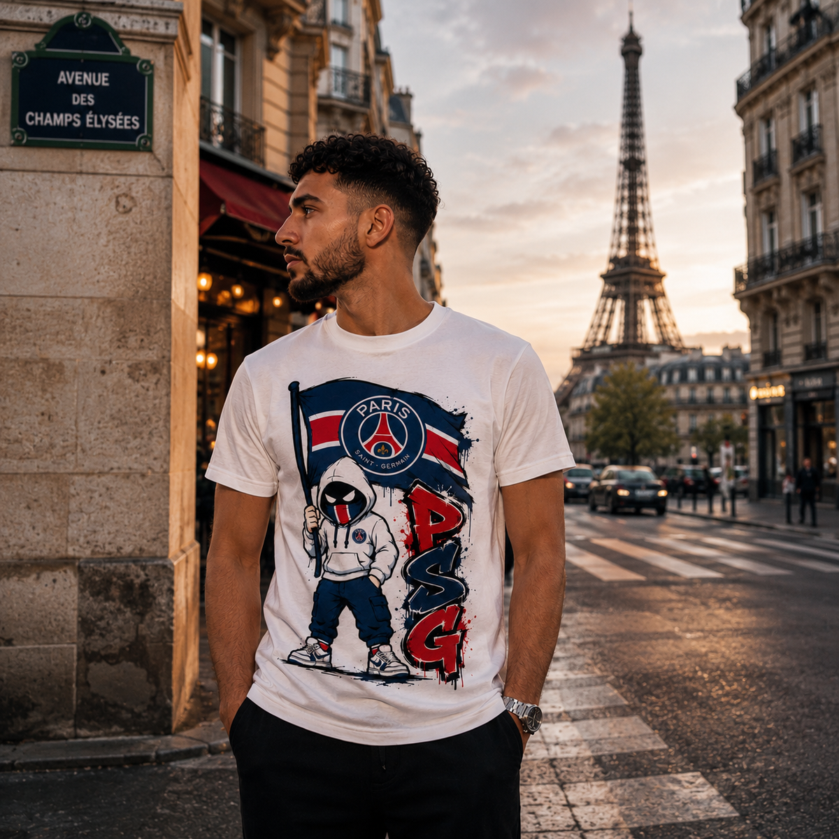 T-SHIRT PSG ANIMÉ