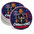 LOT 6 STICKERS PSG