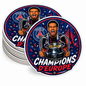LOT 6 STICKERS PSG