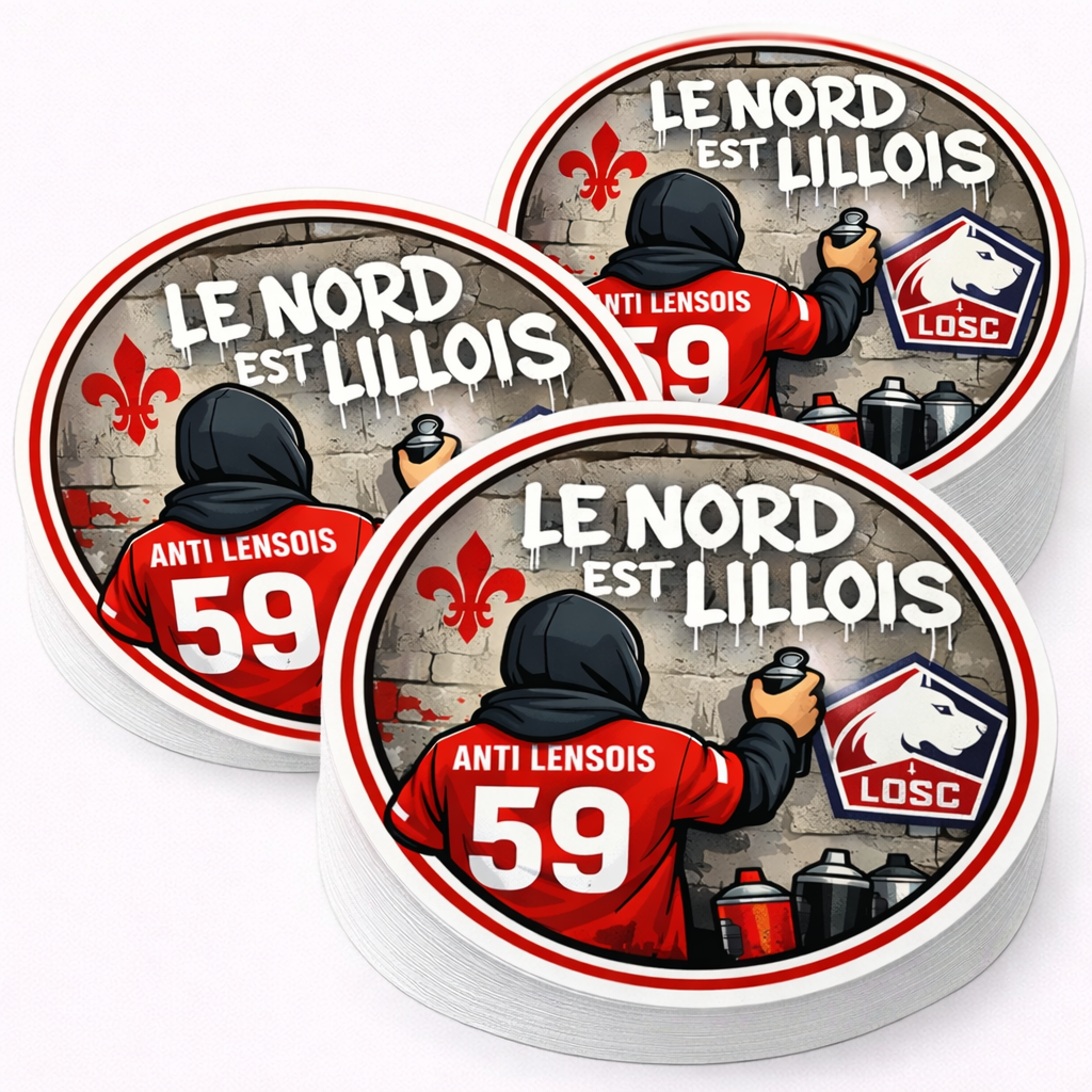 LOT 6 STICKERS ST-LILLE