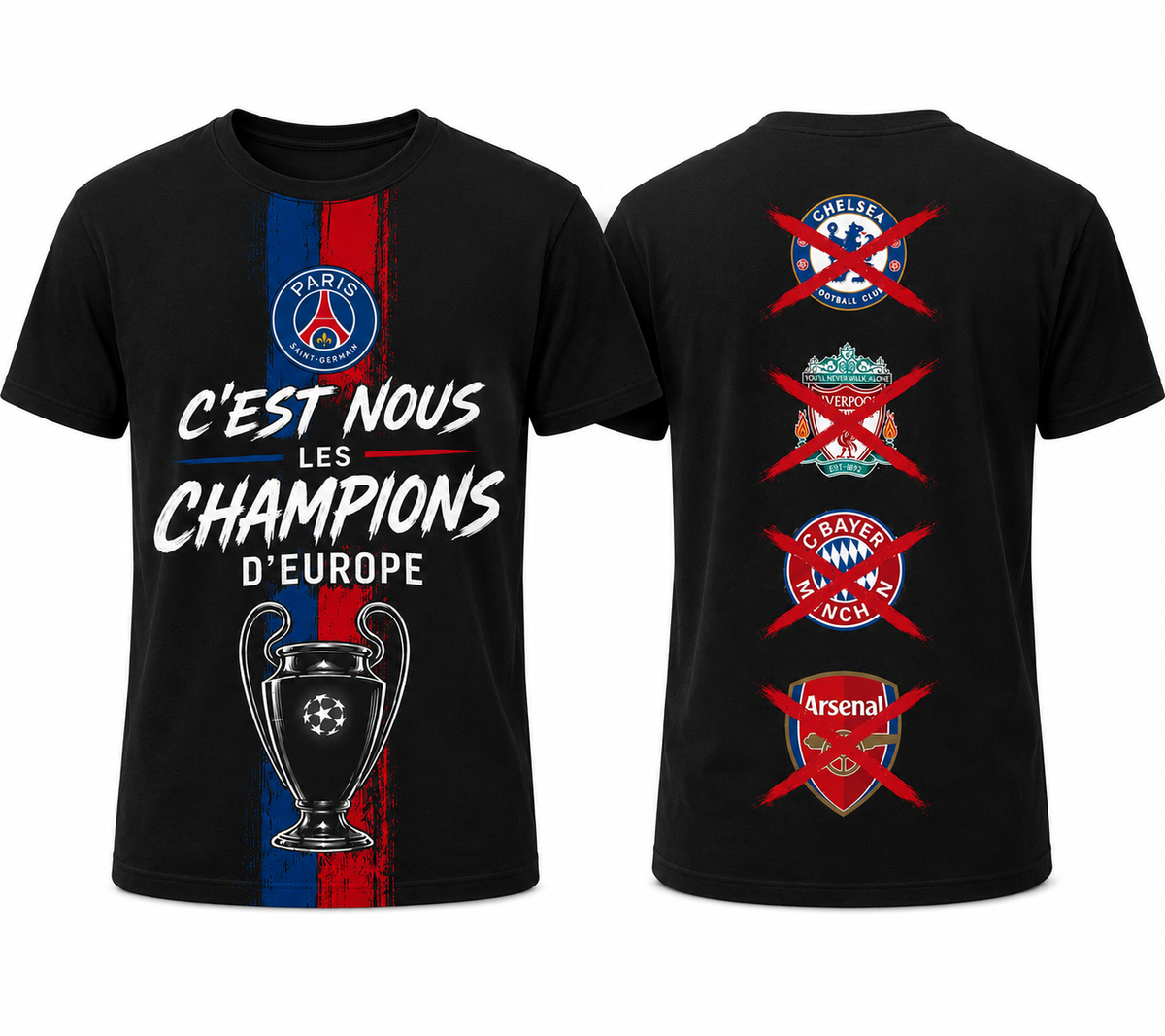 T-SHIRT PSG CHAMPIONS