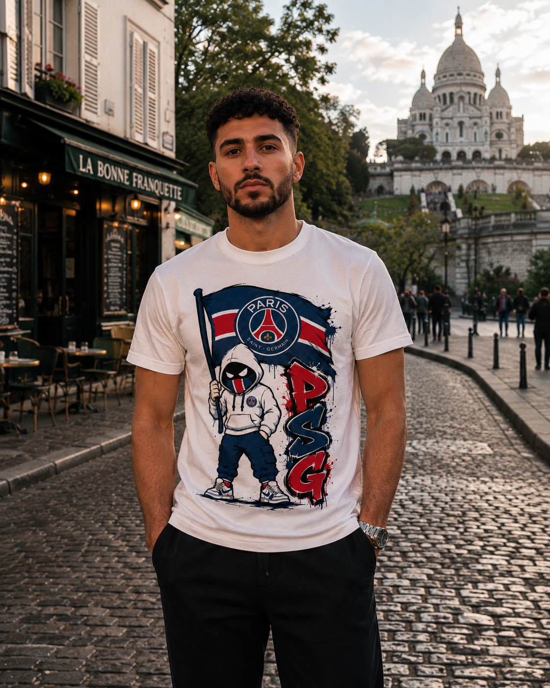 T-SHIRT PSG ANIMÉ