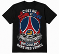 T-SHIRT PSG ROUGE & BLEU