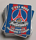 LOT 6 STICKERS PSG