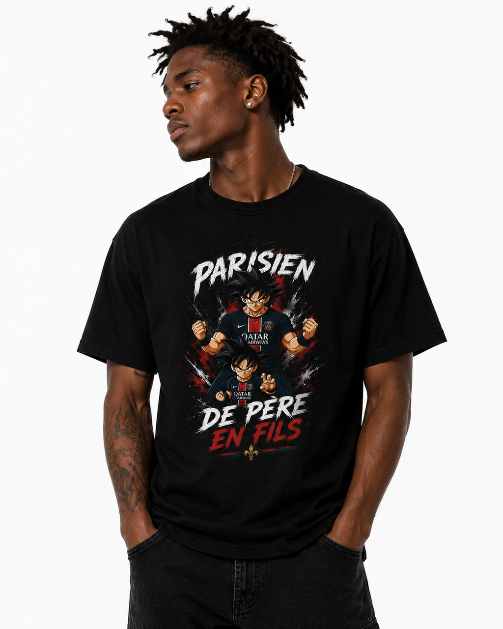 T-SHIRT PSG PERE FILS