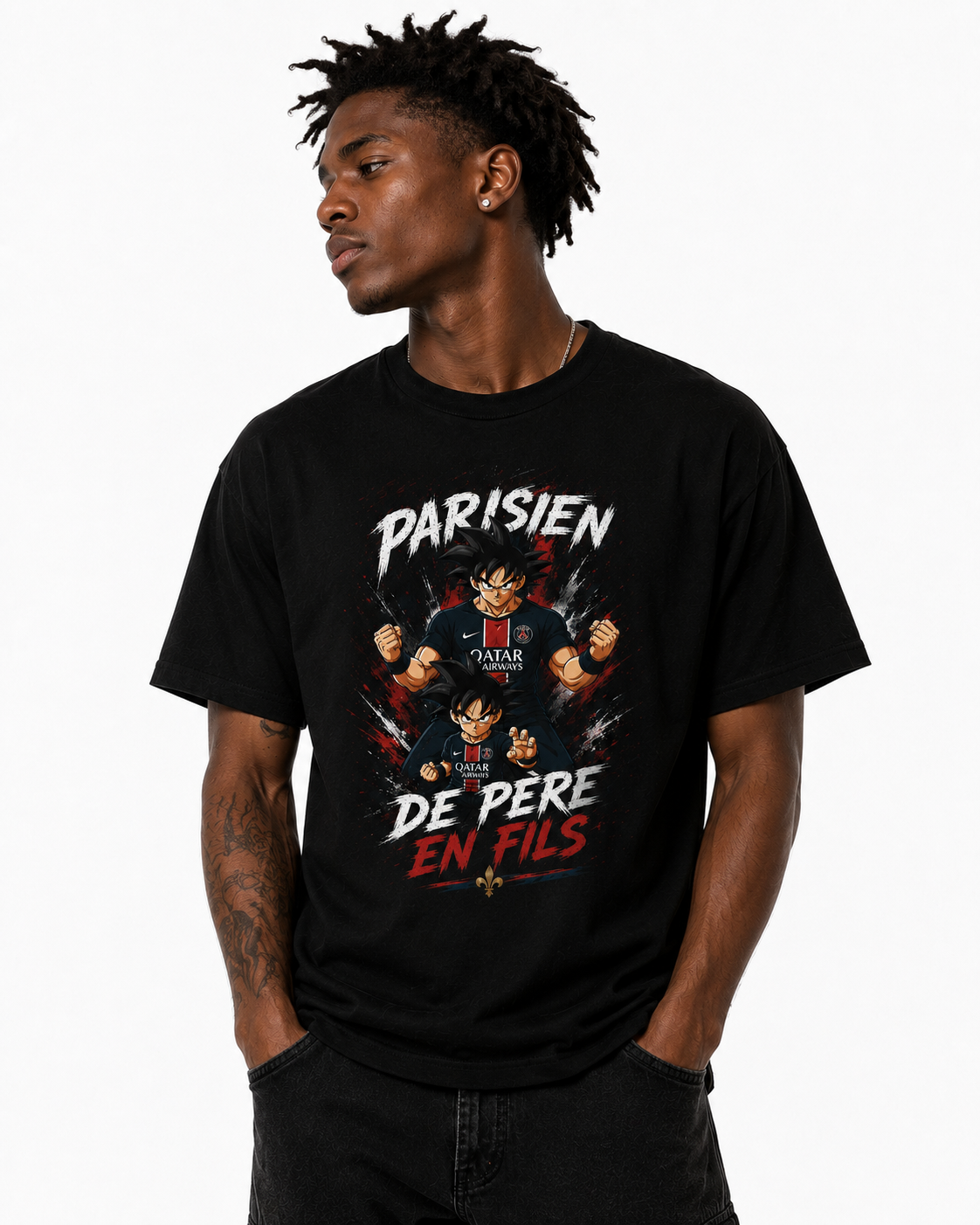 T-SHIRT PSG PERE FILS