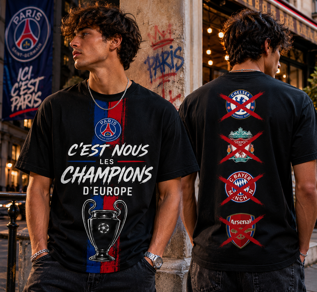 T-SHIRT PSG CHAMPIONS