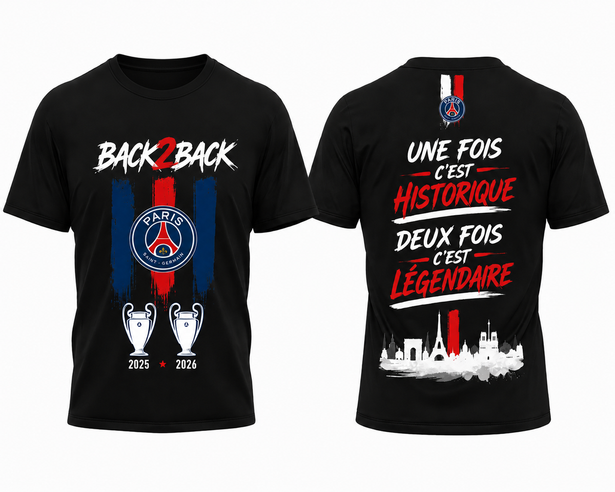 T-SHIRT PSG CHAMPIONS PANAME