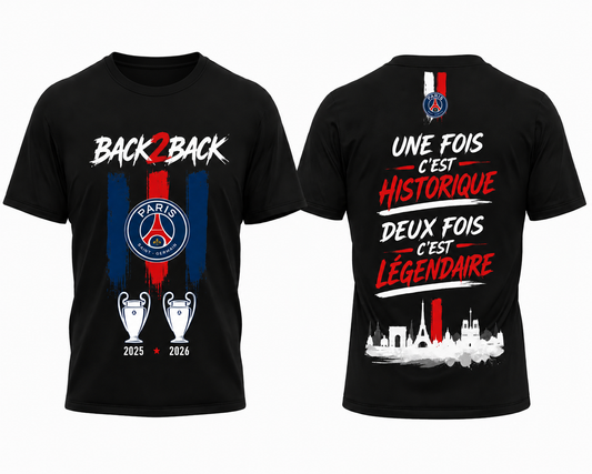 T-SHIRT PSG CHAMPIONS PANAME