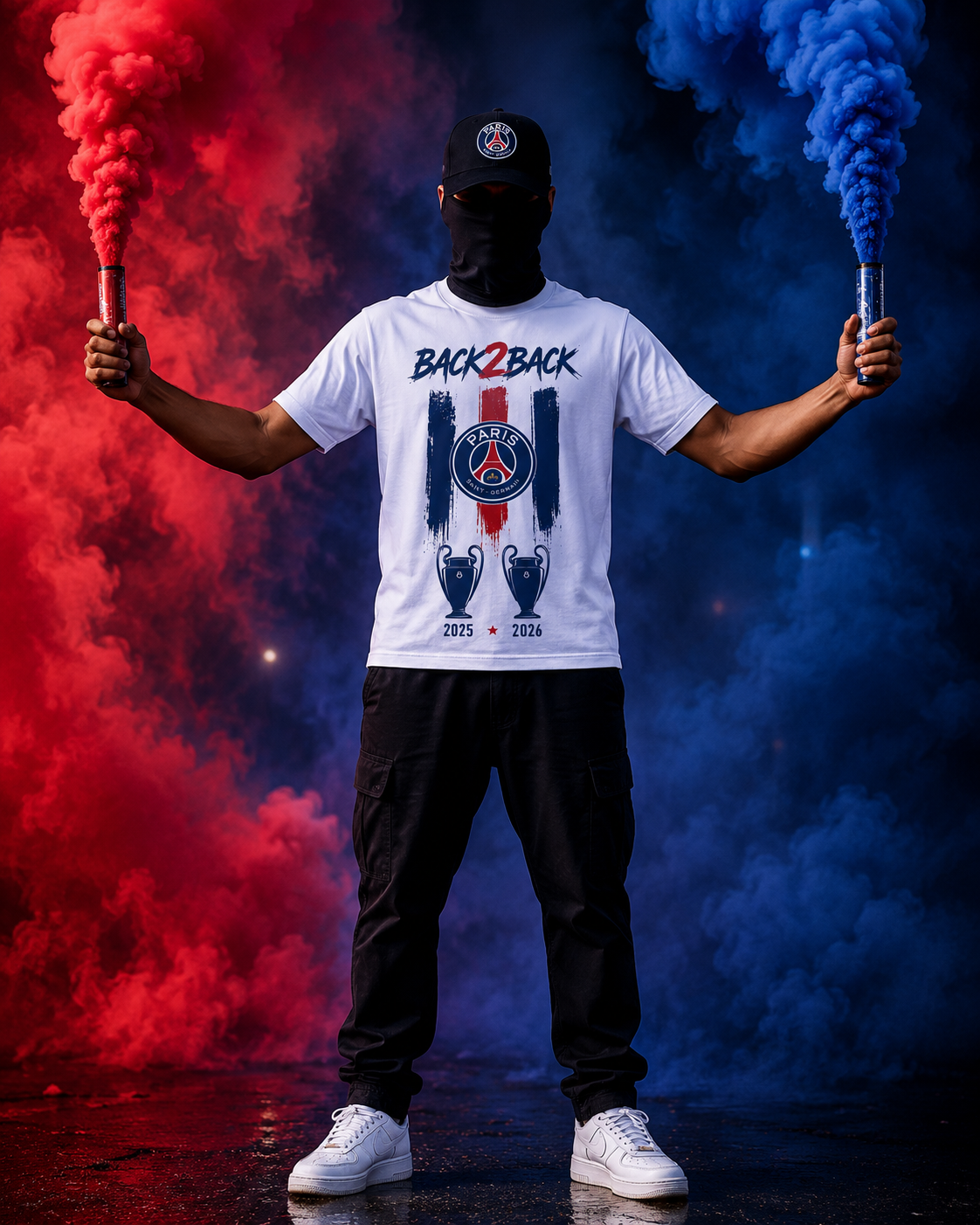 T-SHIRT PSG BACK 2 BACK