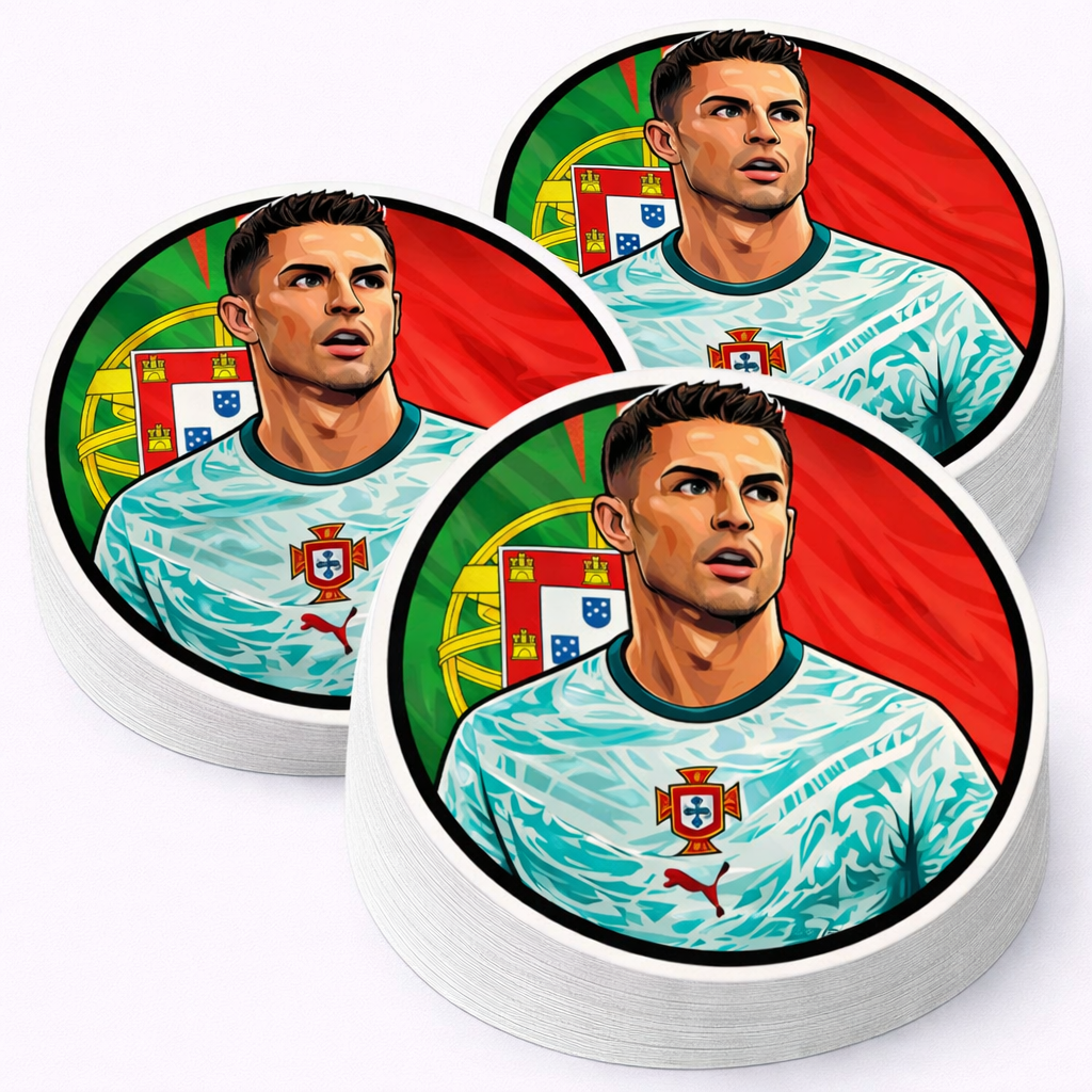 LOT 18 STICKERS CR7