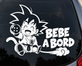 Sticker voiture – Bebe a bord DBZ