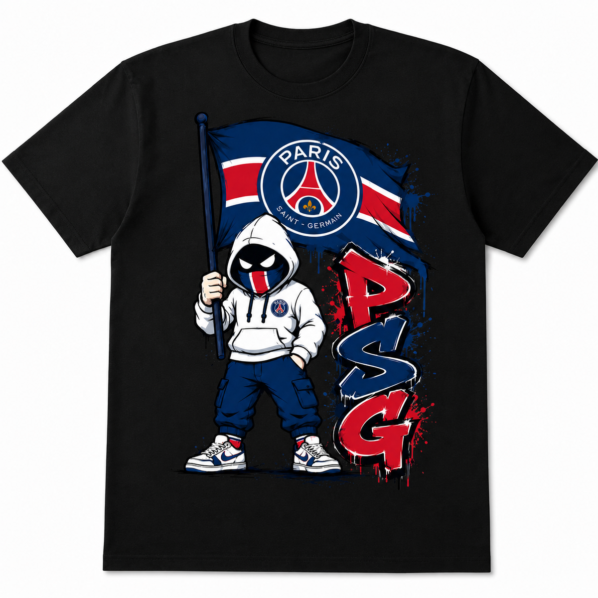 T-SHIRT PSG ANIMÉ