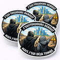 1-LOT 6 STICKERS BOUSS