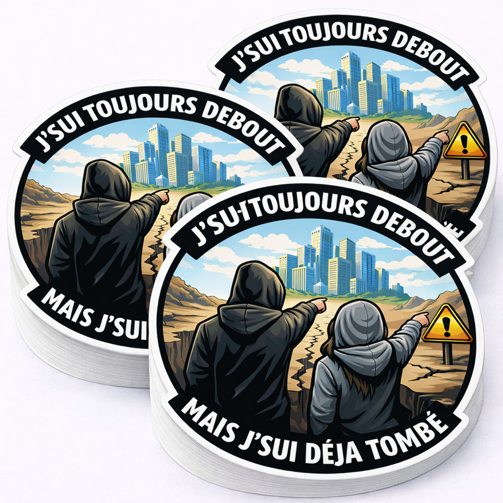 1-LOT 6 STICKERS BOUSS